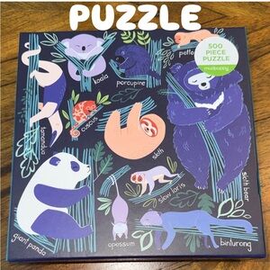 PUZZLE Mudpuppy Tree-Dwelling Slowpokes 500 Piece Puzzle Adorable